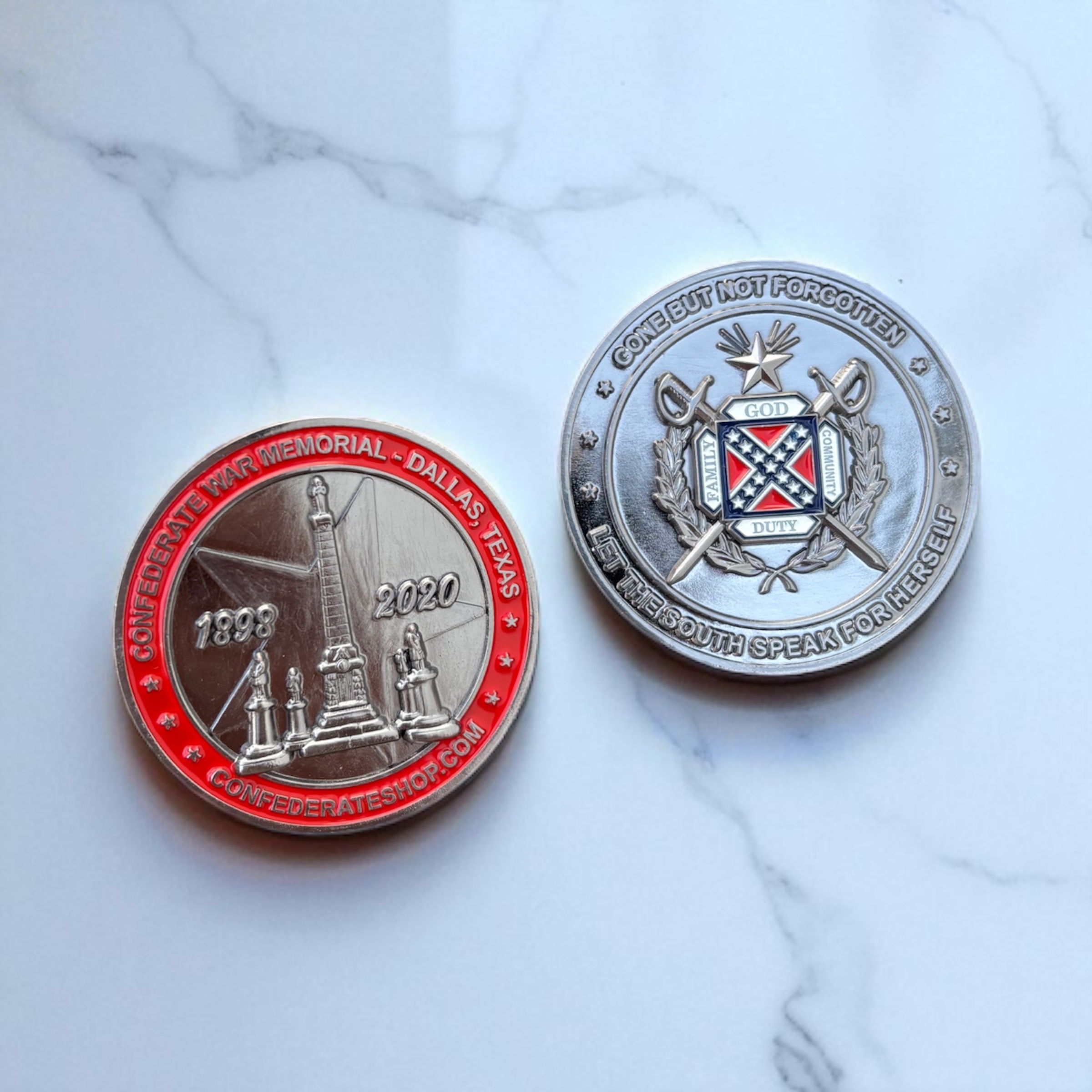 Dallas Texas Confederate Monument Collectors Coin