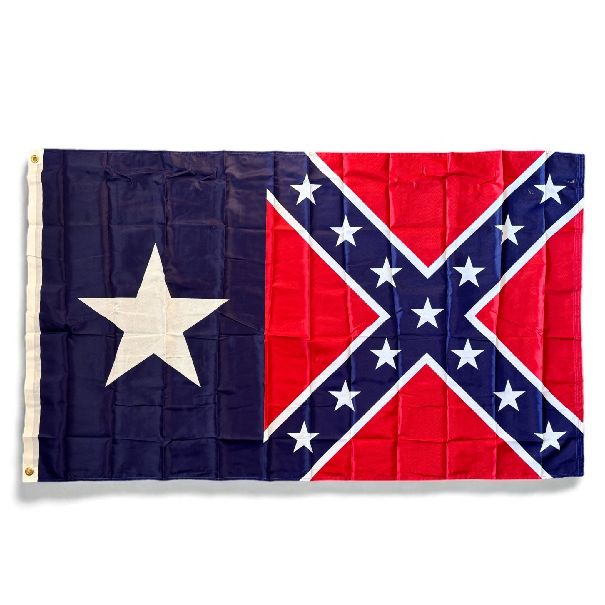 Texas-Confederate Flag - 3' x 5'