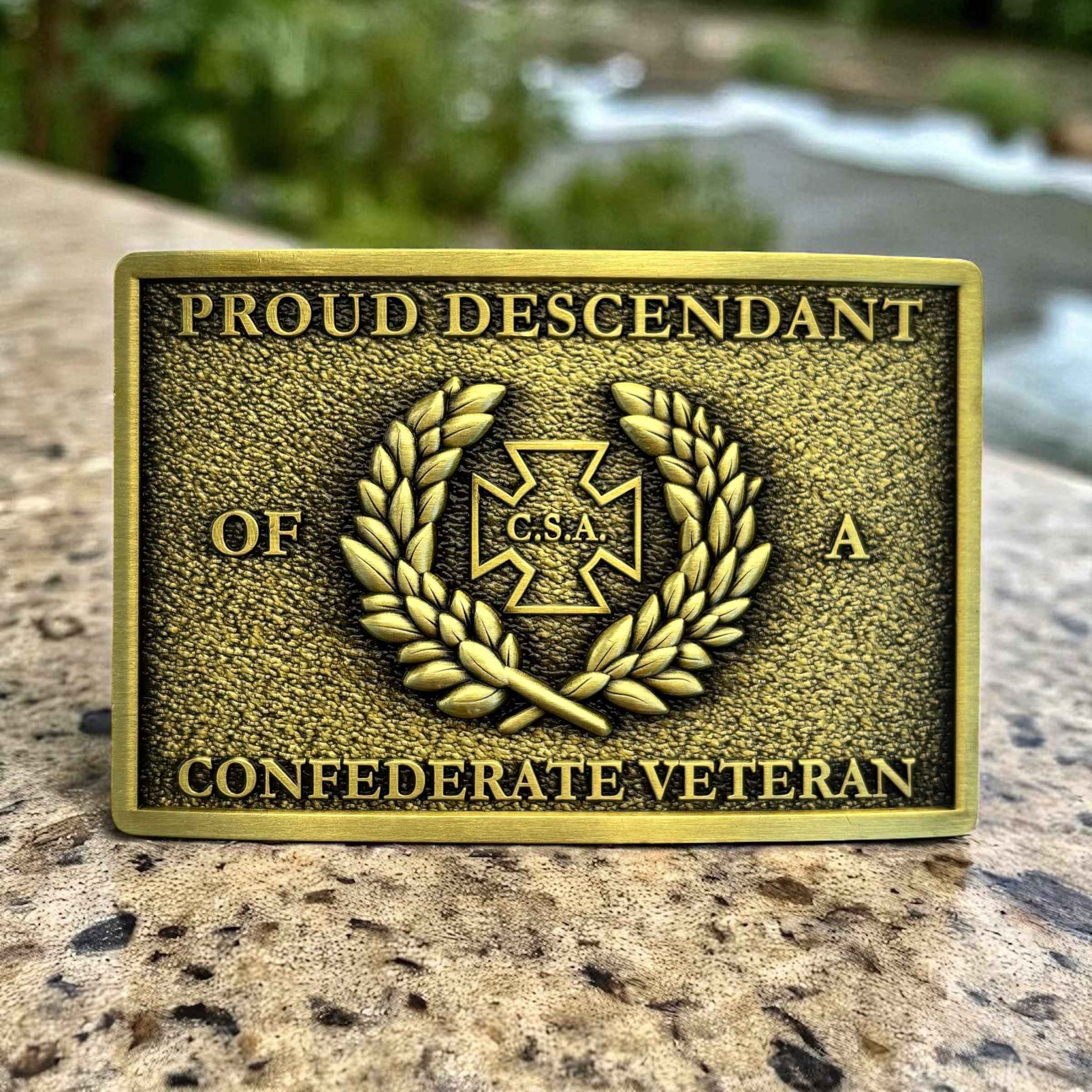 Proud Descendant Belt Buckle