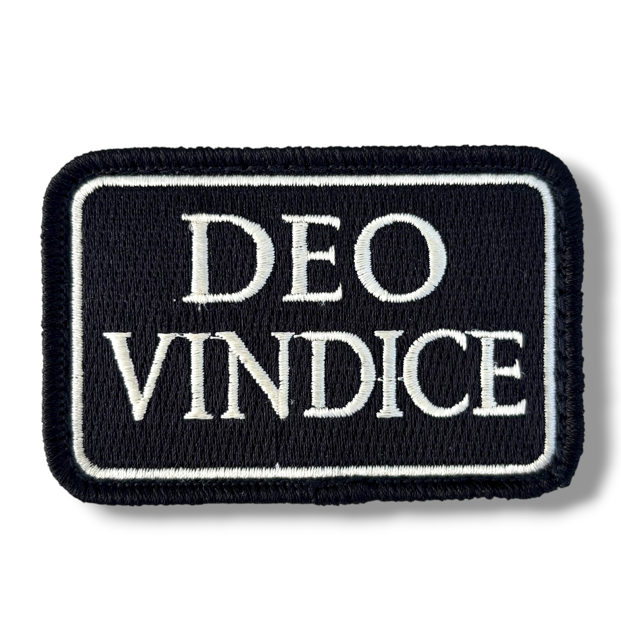 Deo Vindice VELCRO Patch - Black/Tan