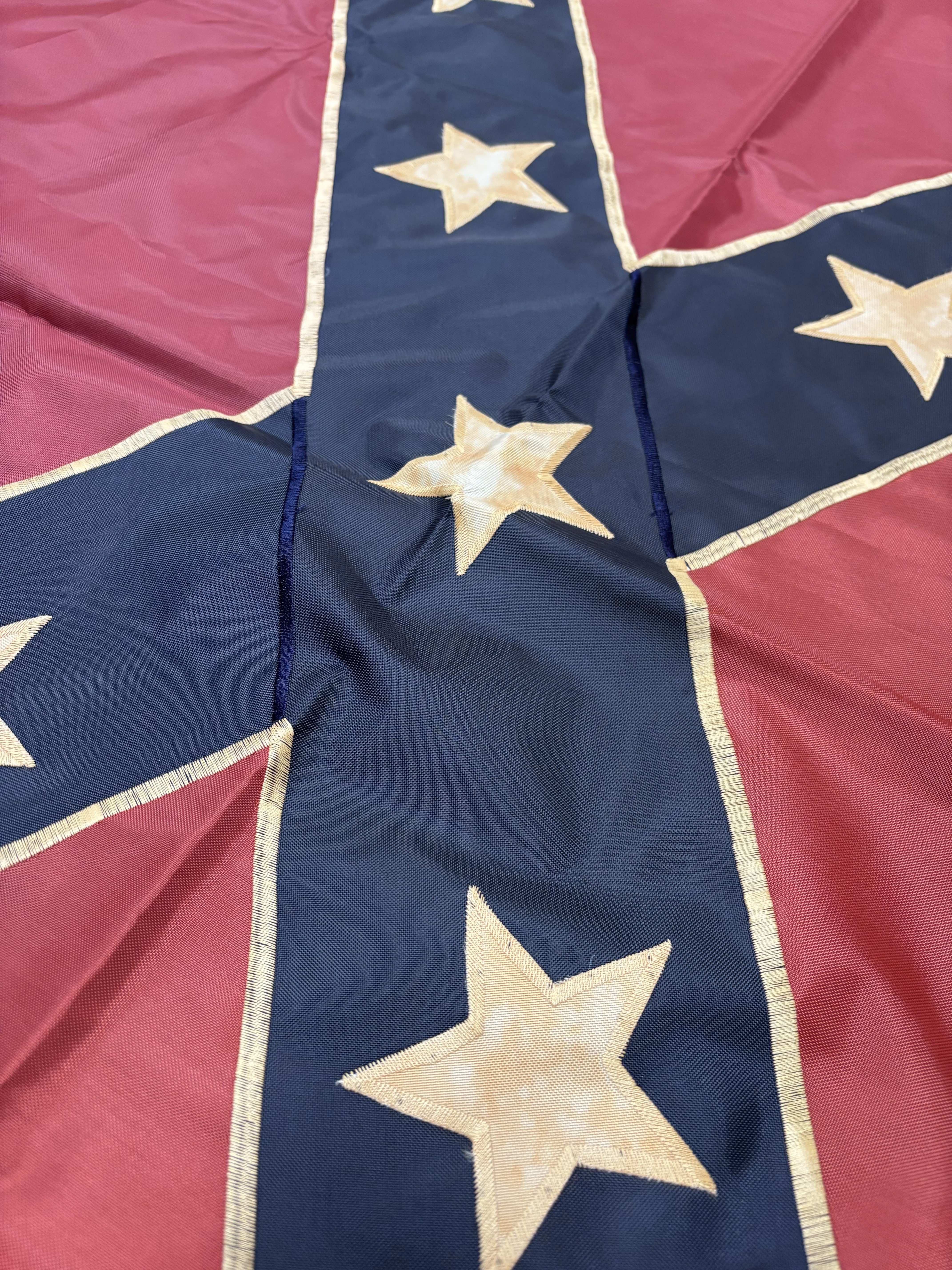 Vintage Confederate Flag - Heavy-Sewn Nylon - 3' x 5' Flag