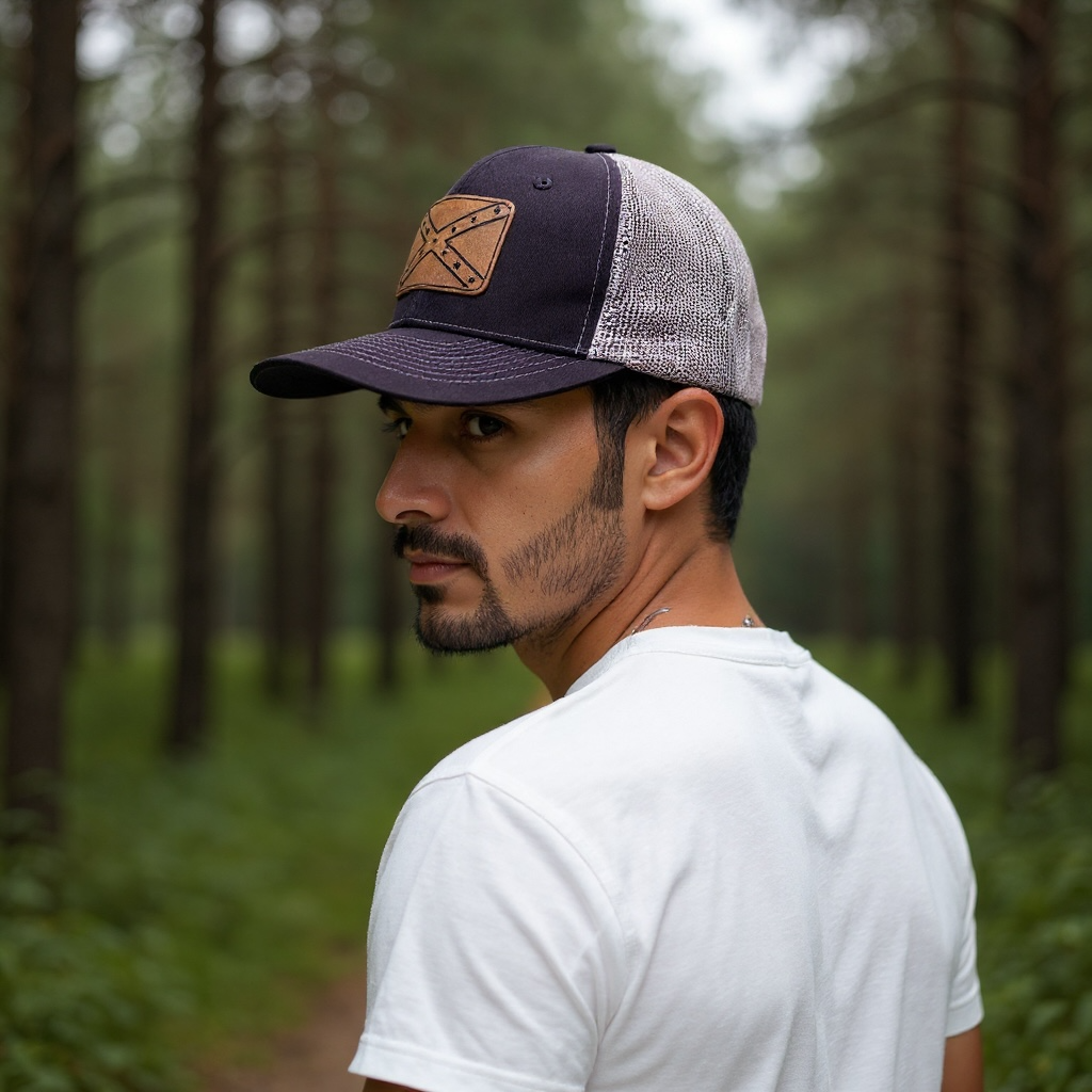 OSB Trucker Hat – Leather Jack, Brown/Tan