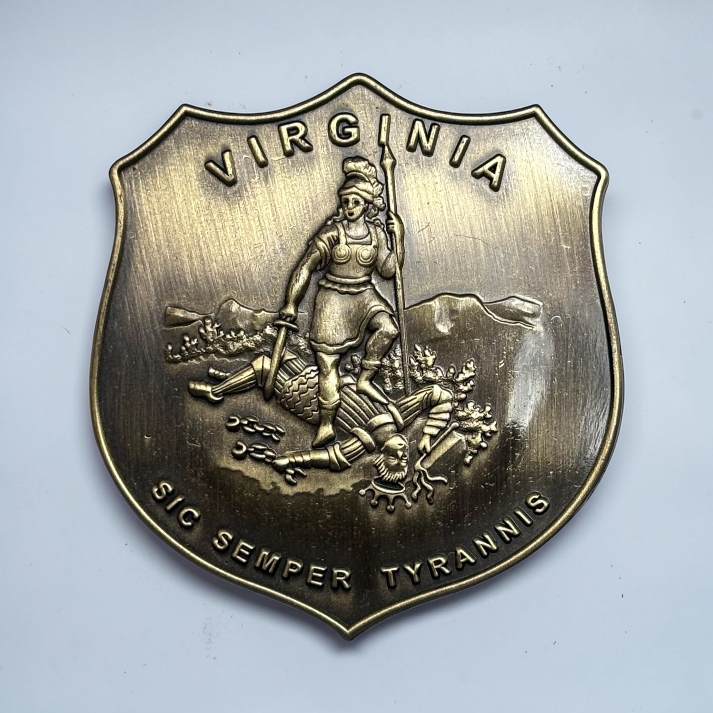 Unreconstructed Virginia Seal Pin