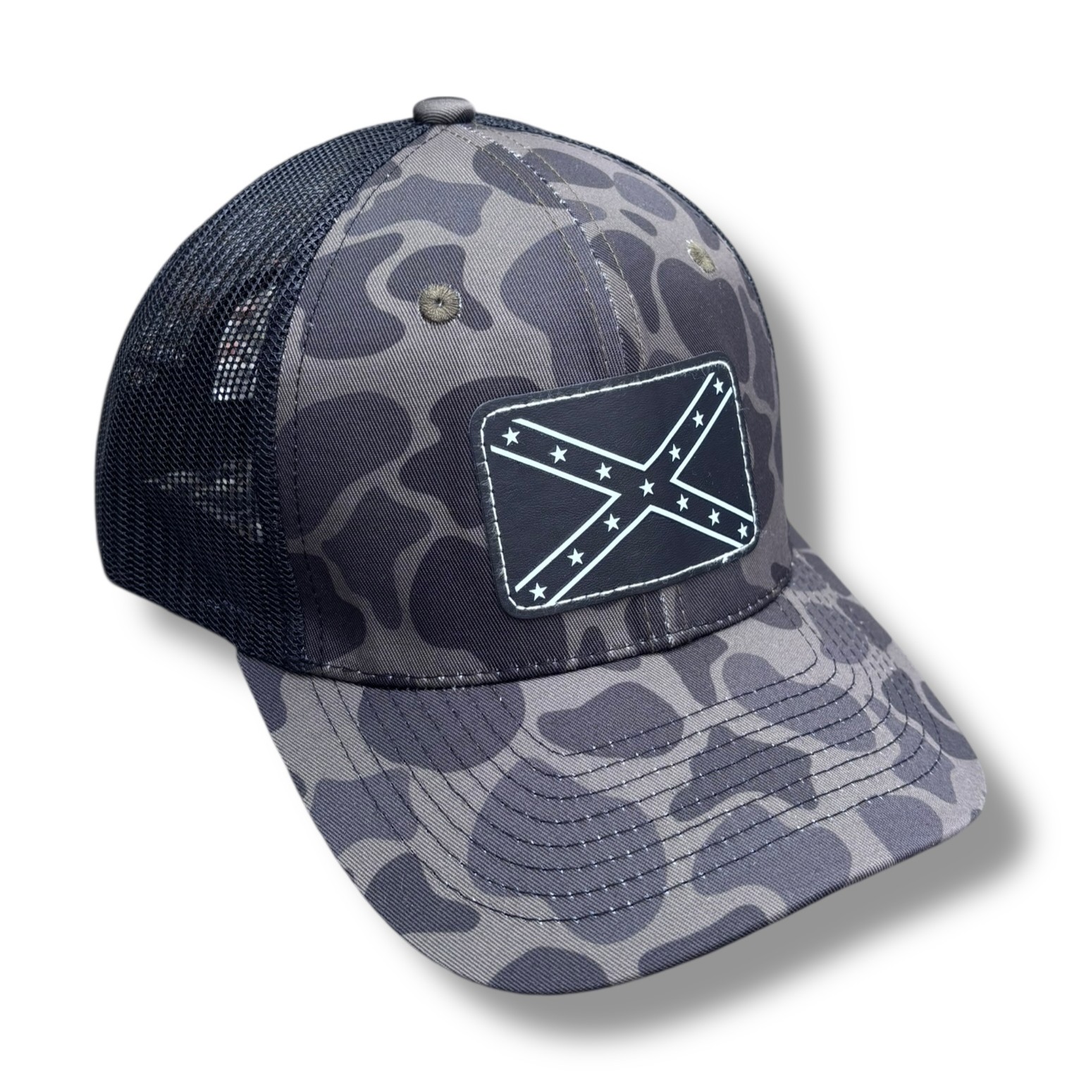 OSB Trucker Hat – Black Jack, Frog Camo