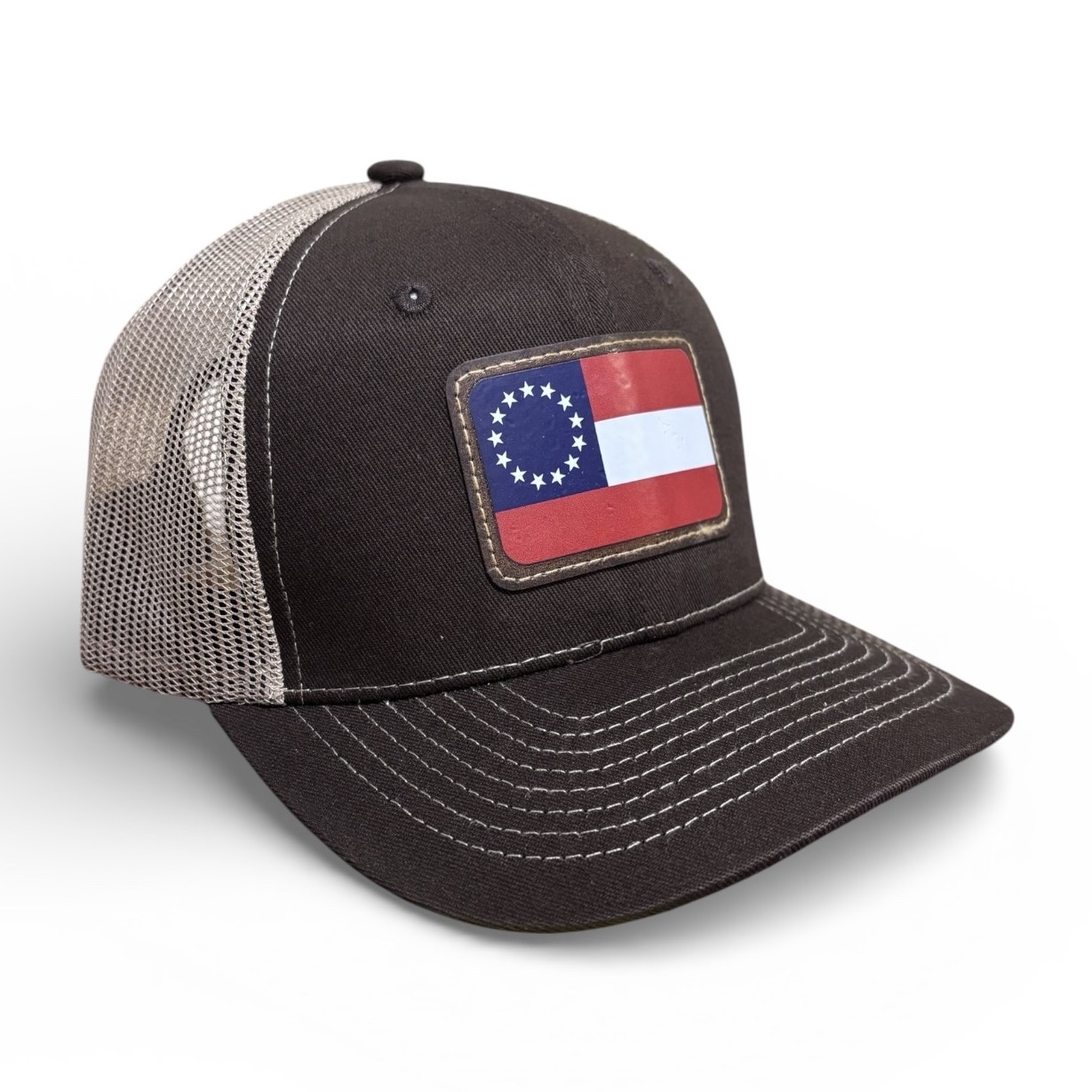 OSB Trucker Hat - Stars'n Bars, Brown/Tan