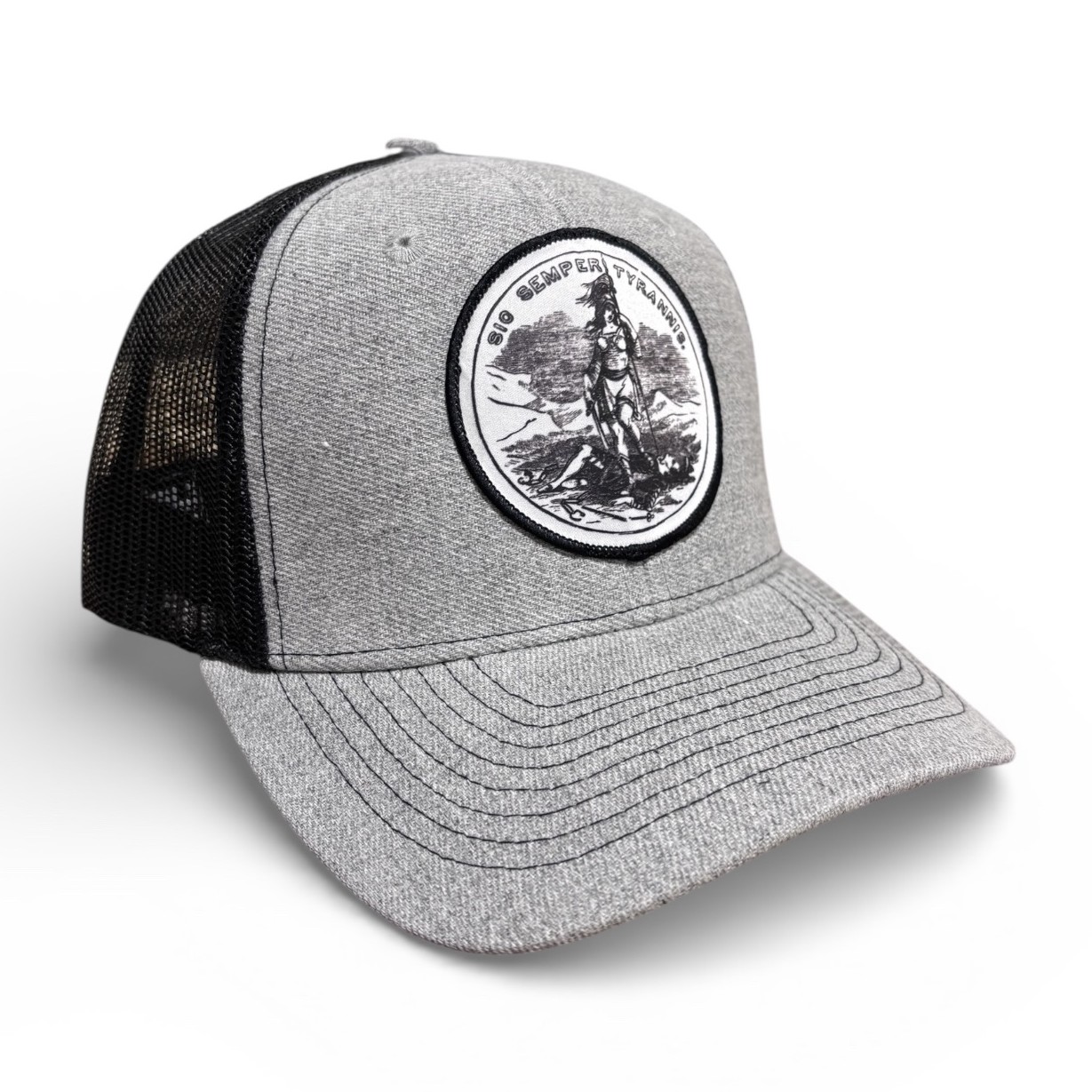 OSB Trucker Hat - Olde Virginia, Gray/Black