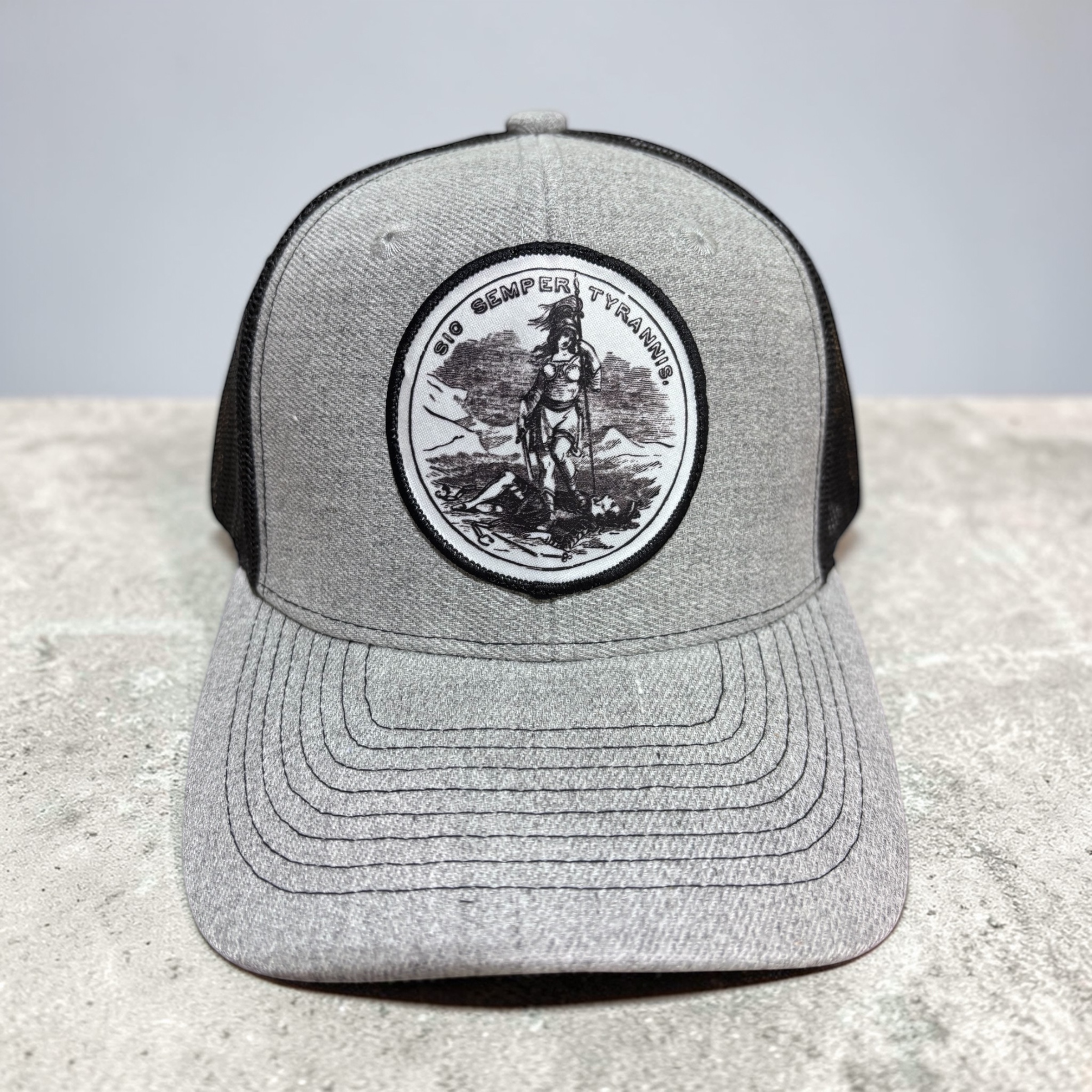 OSB Trucker Hat - Olde Virginia, Gray/Black
