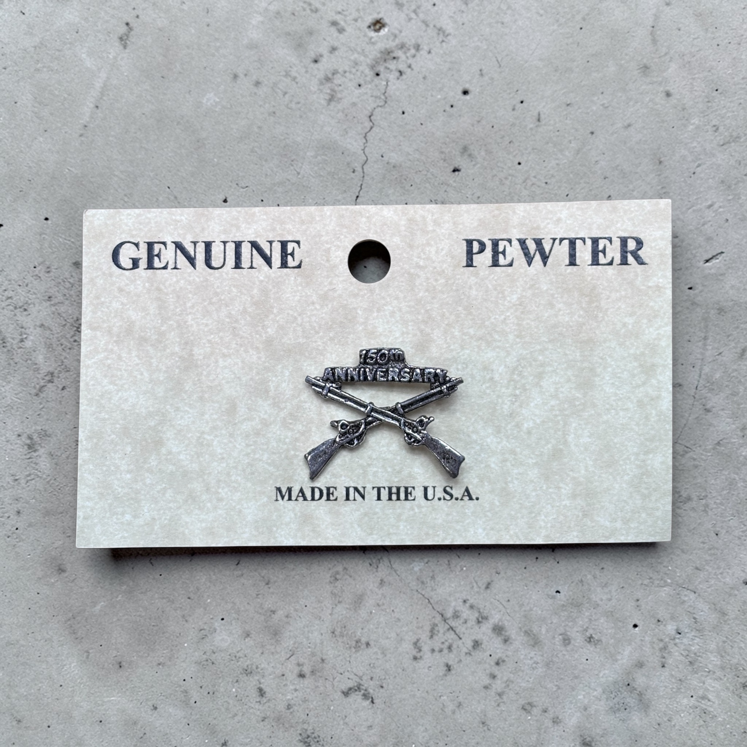 150th Anniversary Civil War Pewter Pin