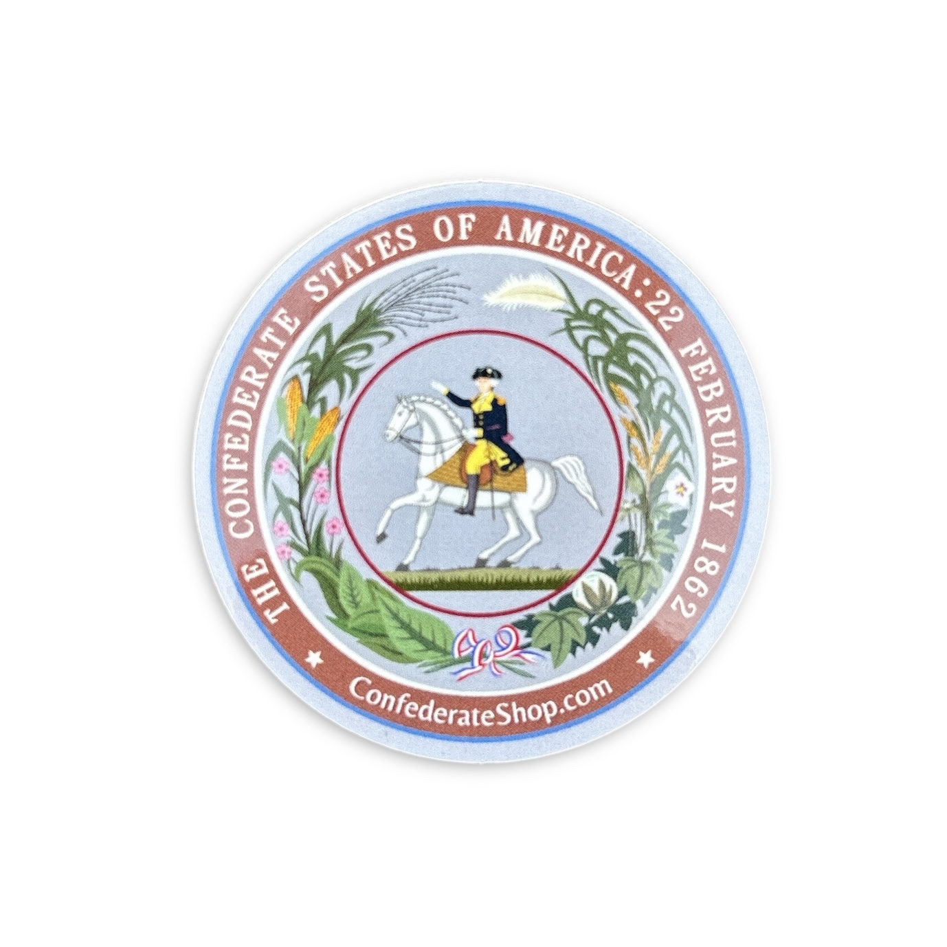 Great Seal of the Confederacy Promo Sticker - 3 stickers