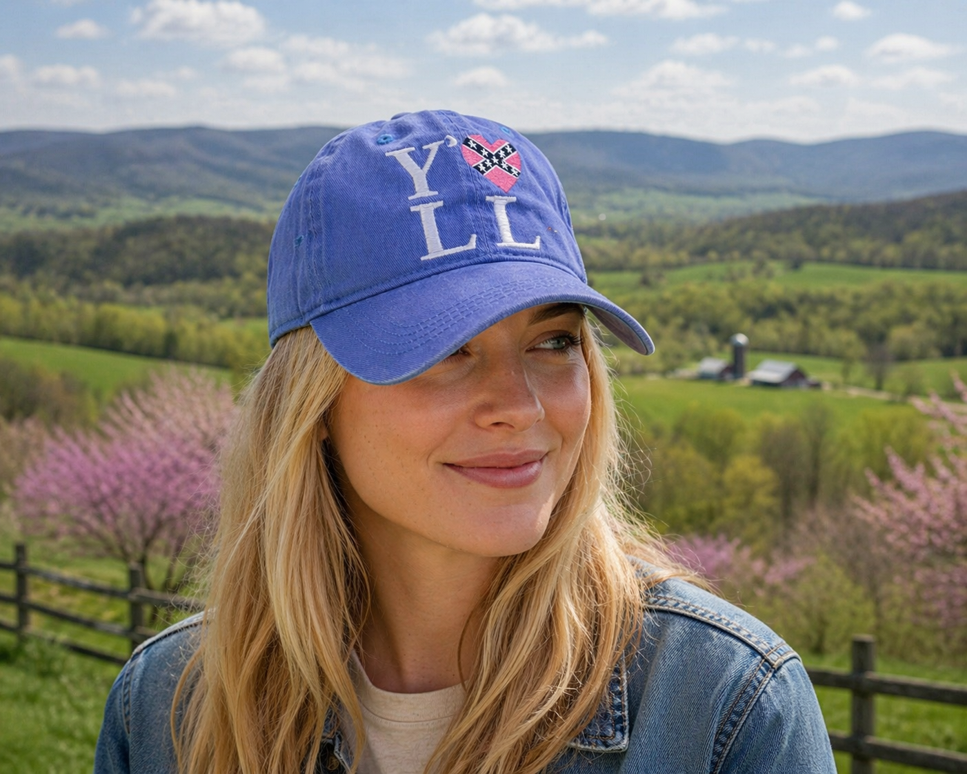 Dixie Heart Y'all Ladies Cap