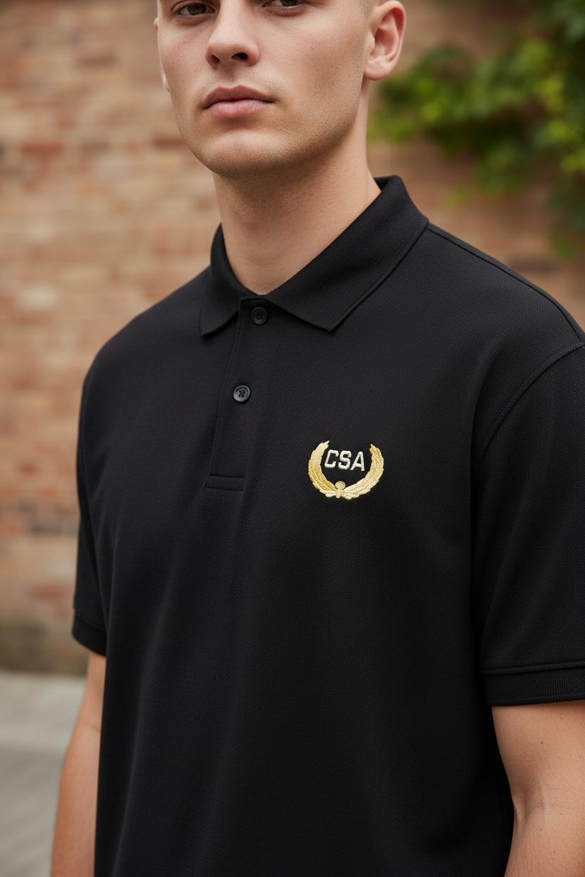 CSA Polo Shirt - Black