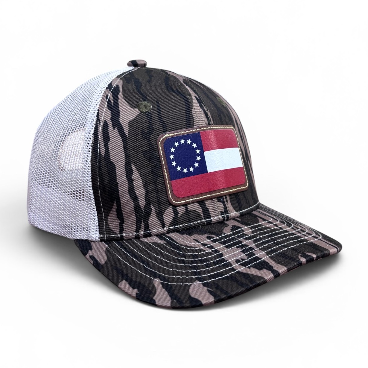 OSB Trucker Hat - Stars'n Bars, Swamp Camo