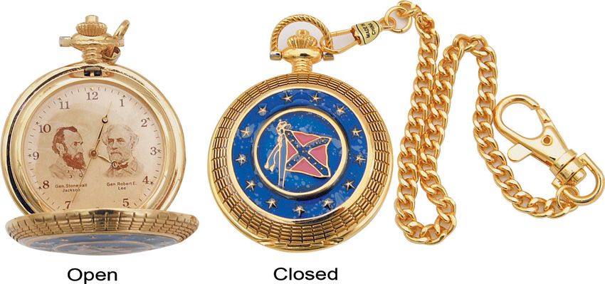 Confederate Generals Pocket Watch