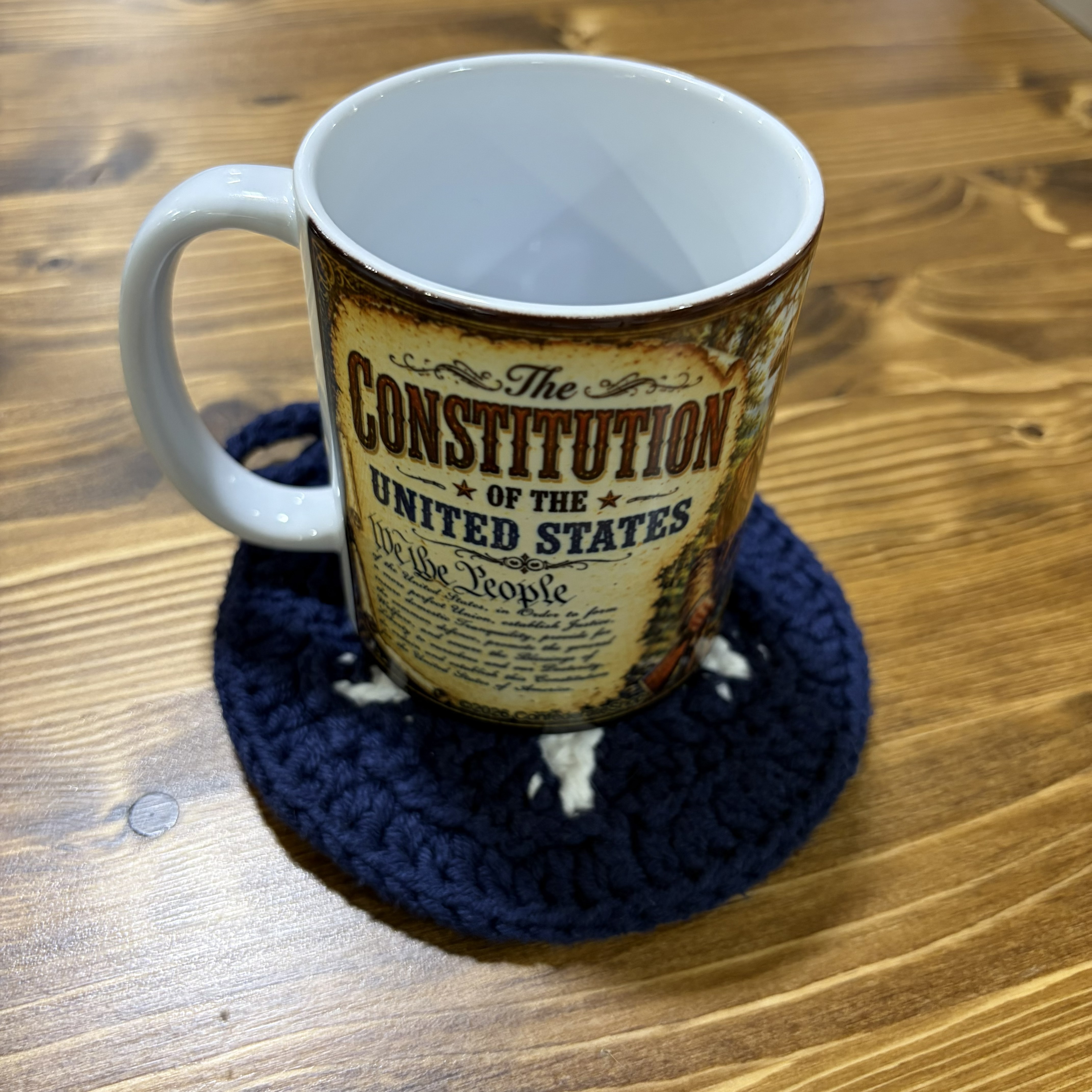 Handmade Bonnie Blue Pot Holder